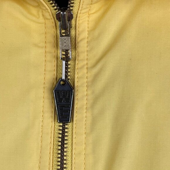 Vintage London Fog Winning Edge Jacket Womens 11 / 12  Yellow Windbreaker Taiwan - Picture 6 of 9